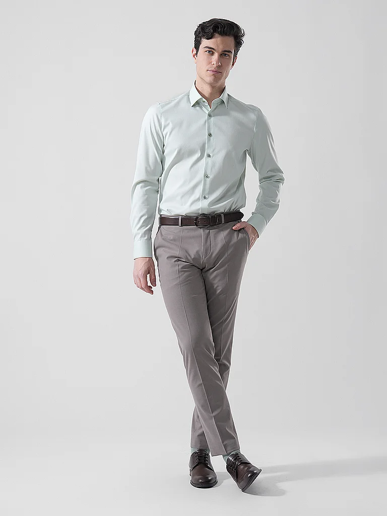 Olymp Level Five Hemd Body Fit HellgrüN | 42